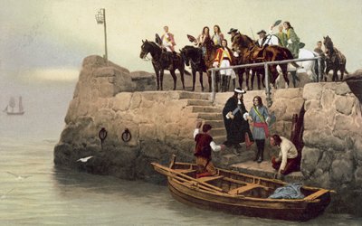 Departure of King James II by Andrew Carrick Gow
